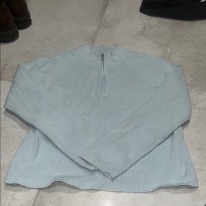 Lululemon Athletica Blue Zip Up Sweater